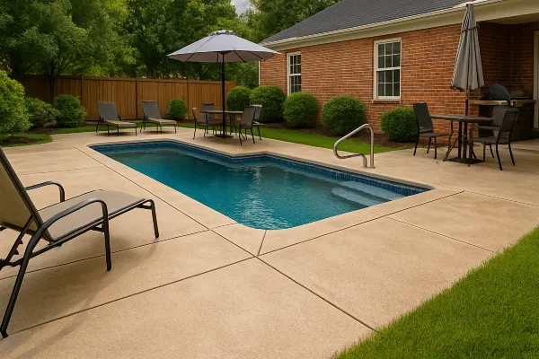 a swimming pool concrete deck from Mr. Concrete Construction San Antonio in San Antonio, TX - Concrete Cutting Services a swimming pool concrete deck from Mr. Concrete Construction San Antonio in San Antonio, TX - Concrete Cutting Services