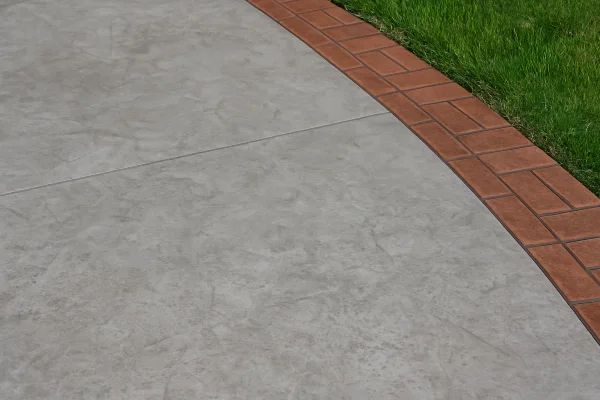 a section of a concrete patio from Mr. Concrete Construction San Antonio in San Antonio, TX - Concrete Walkways